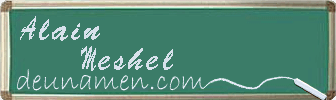 Alain Meshel Visitenkarte